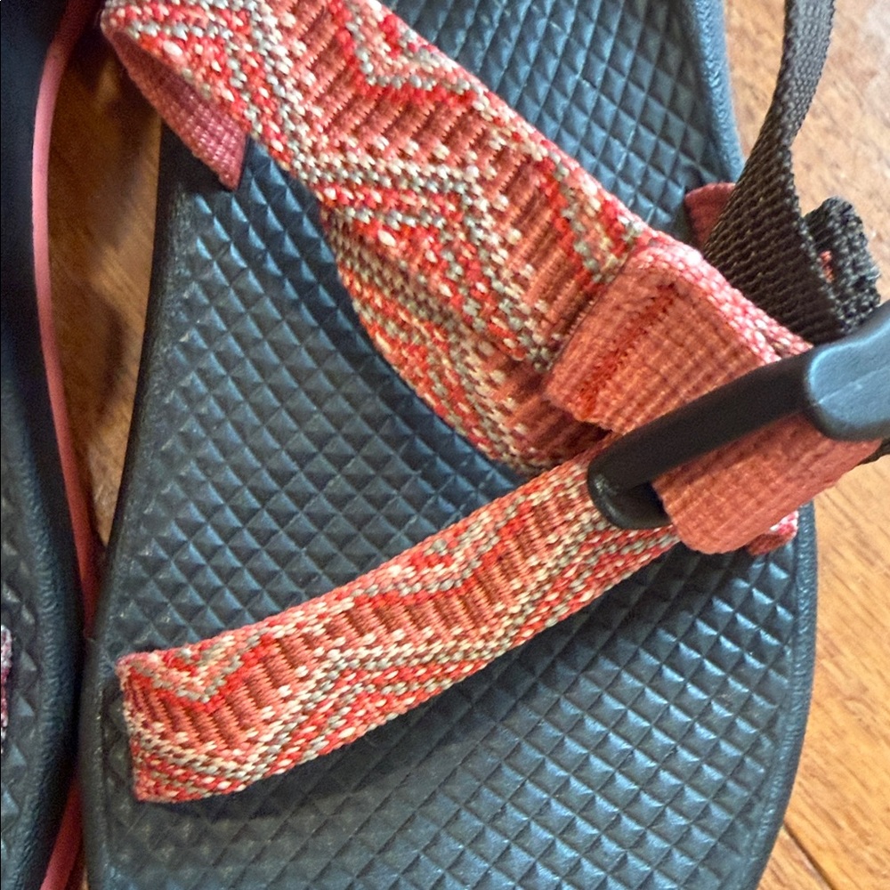 Chaco Sandals with Red and Black Straps - Picture 4 of 7